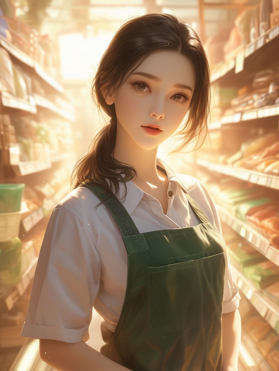 9 位美女杂货铺店员,你最喜欢哪一个呢?